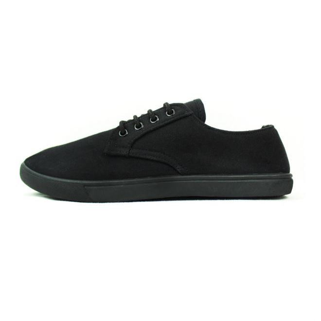 womens black canvas pumps