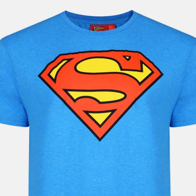 Light blue superman t shirt Sale